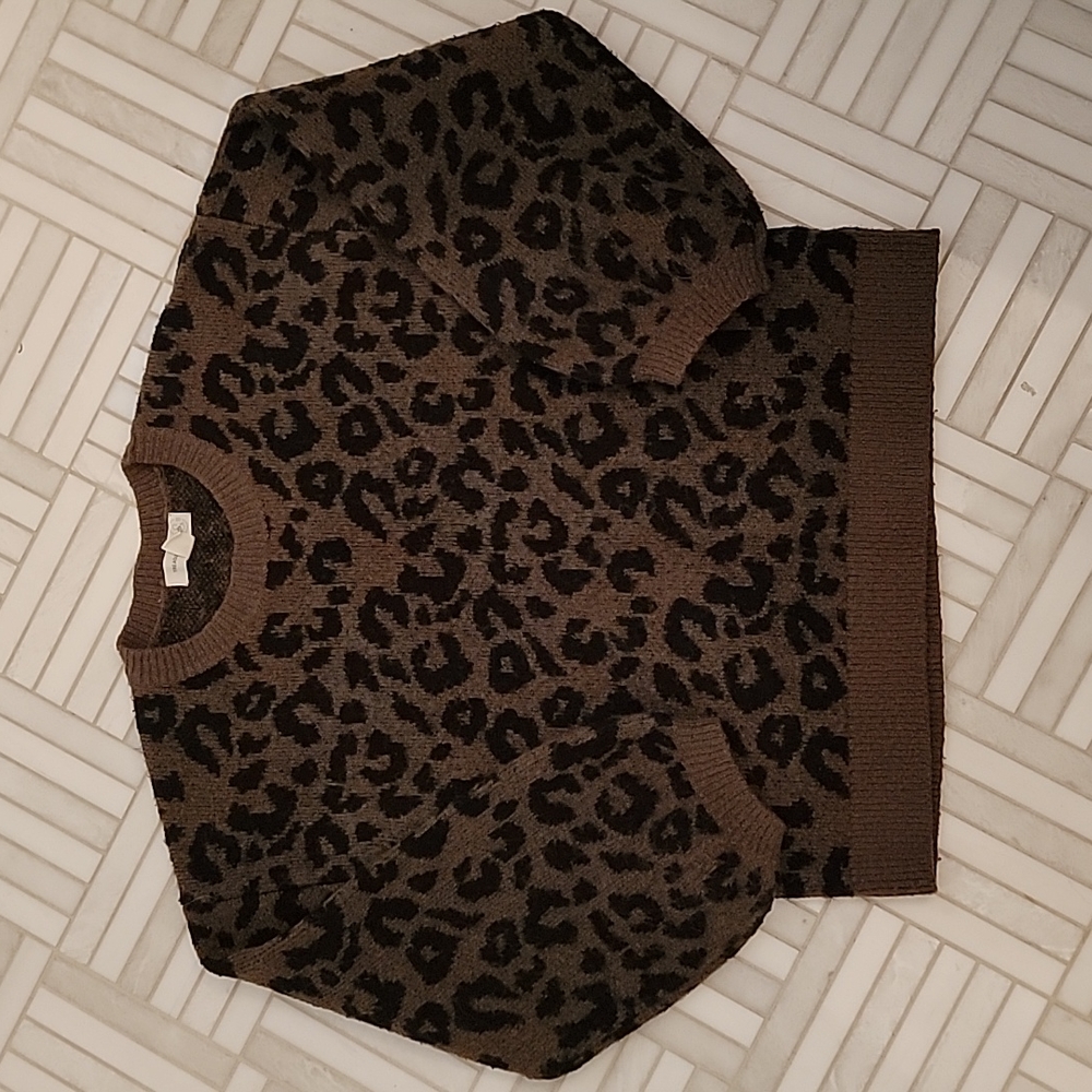 Leopard Print Sweater